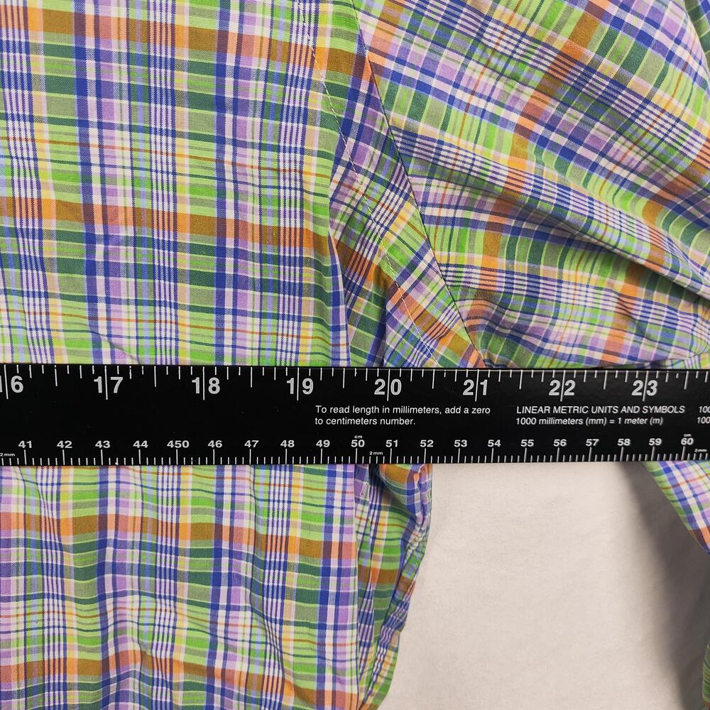 Ralph Lauren Shirt Mens Medium Multicolor Plaid Classic Button Down Long Sleeve - Picture 5 of 11